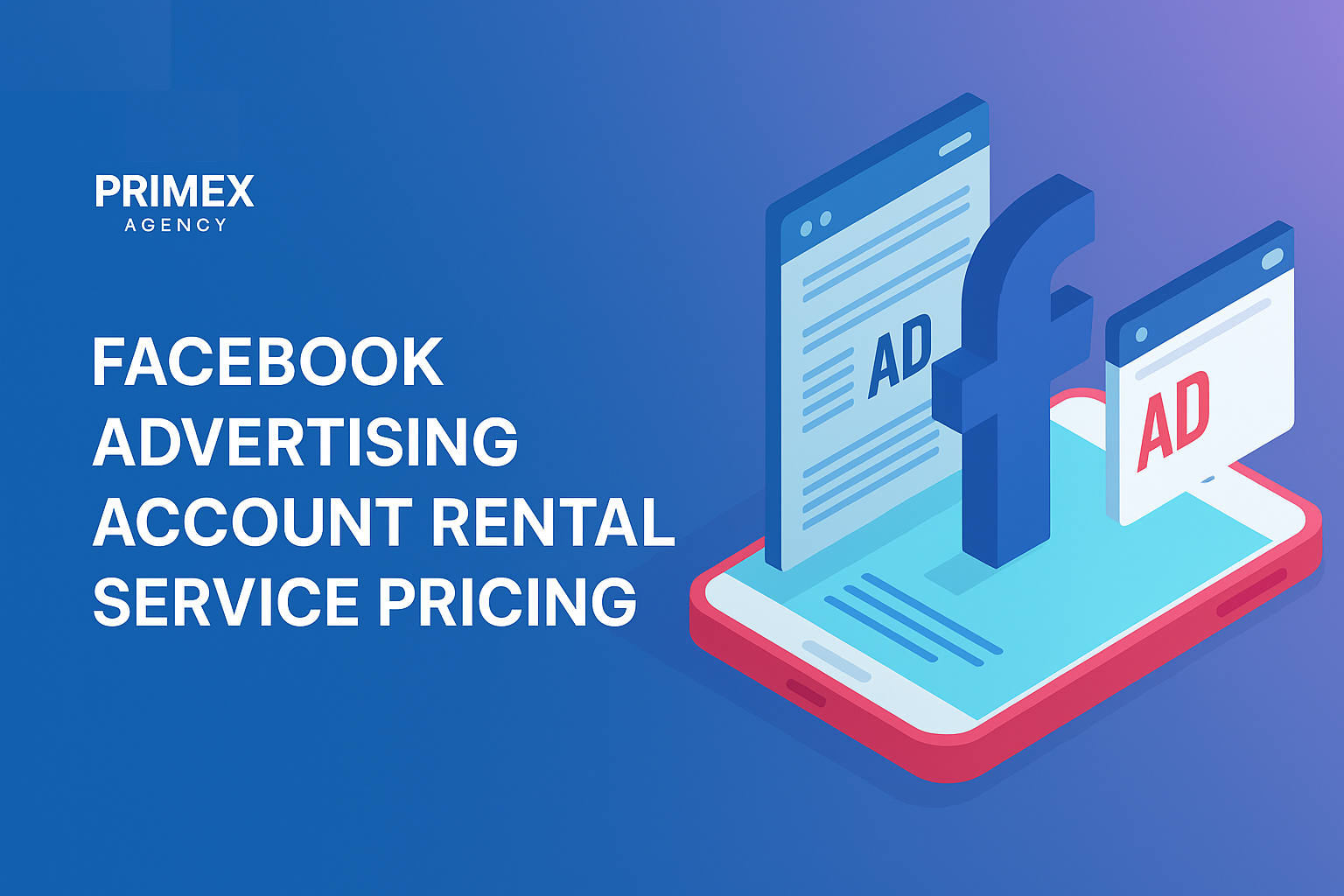 Facebook Advertising Account Rental Service Pricing