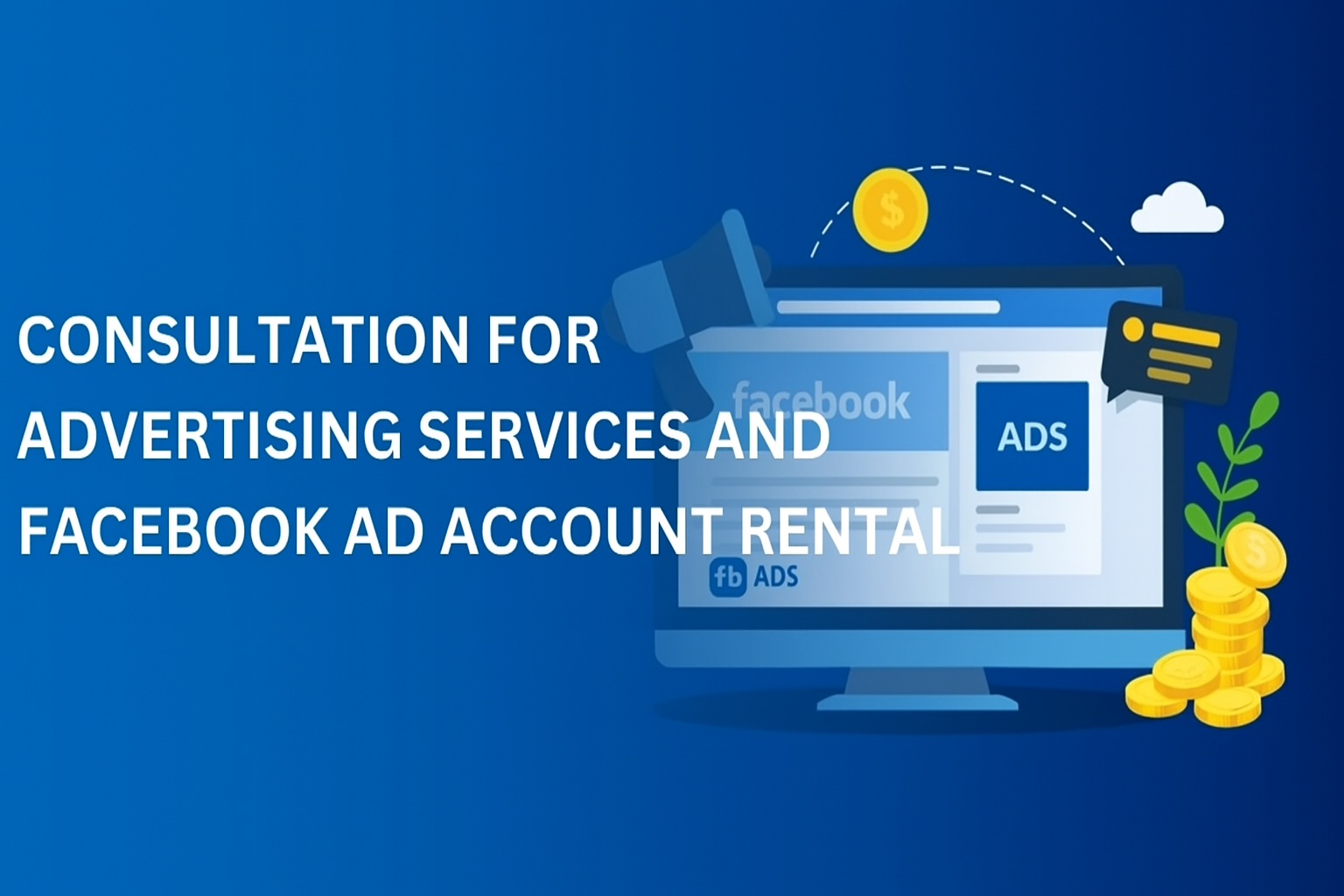 Consultation For Advertising Services And Facebook Ad Account Rental
